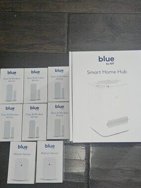 Blue by ADT Security Bundle – Hub + 8 Sensors (New in Box)